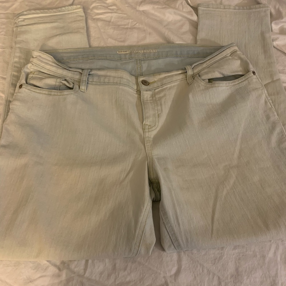 Old Navy Light Denim Boyfriend Jeans
